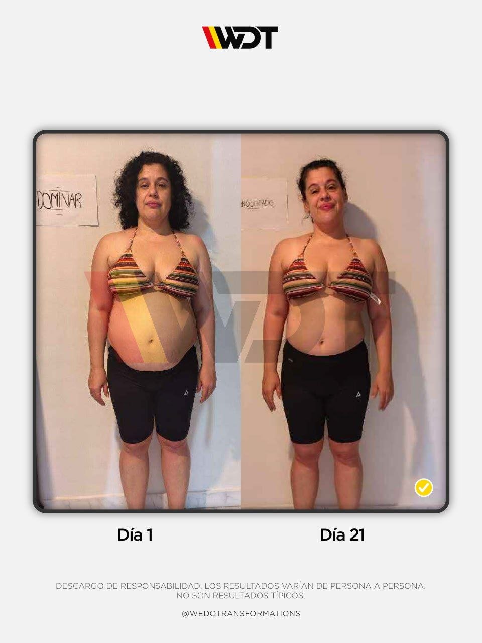 Transformación Reto WeDo 21 días
